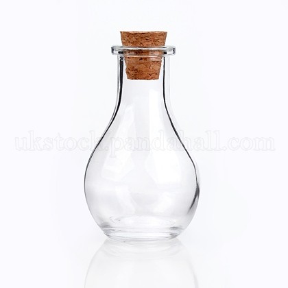 Glass Bottle for Bead Containers UK-AJEW-H006-1-1