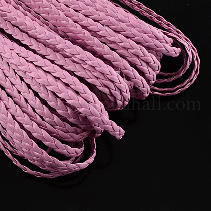 Braided Imitation Leather Cords UK-LC-S002-5mm-06-1