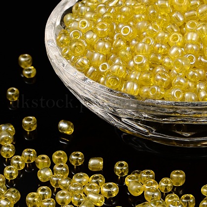 Glass Seed Beads UK-SEED-A006-4mm-110-K-1