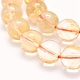 Natural Citrine Beads Strands UK-G-O166-10-6mm-3