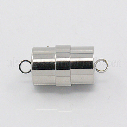 Smooth 304 Stainless Steel Magnetic Clasps UK-STAS-K007-21-K-1