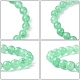 Dyed Natural Green Aventurine Beads Stretch Bracelets UK-BJEW-Q305-5