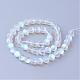 Synthetic Moonstone Beads Strands UK-G-R375-6mm-A13-2