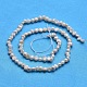 Grade A Natural Cultured Freshwater Pearl Beads Strands UK-SPDA001Y-1-3