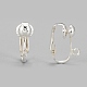 Iron Clip-on Earring Findingsfor Non-Pierced Ears UK-X-EC141-S-2