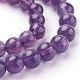 Natural Amethyst Beads Strands UK-G-G099-6mm-1-3