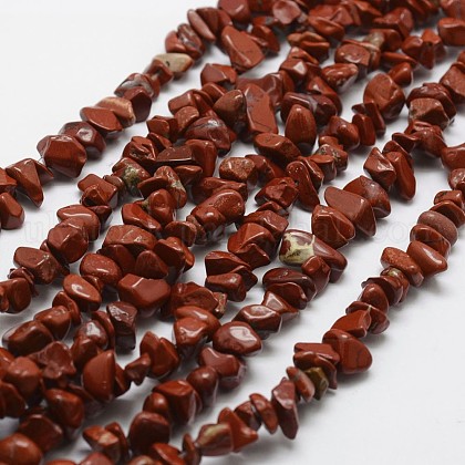 Natural Red Jasper Beads Strands UK-G-F328-20-1