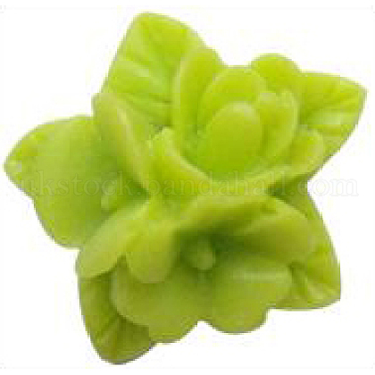 Solid Color Resin Cabochons UK-CRES-B256-1-1