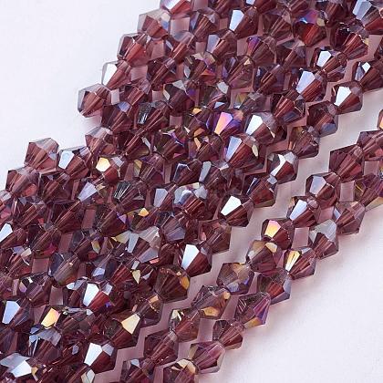 Glass Beads Strands UK-EGLA-S056-01-1