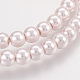 Glass Pearl Beads Strands UK-HY-4D-B43-1