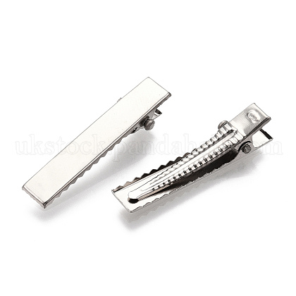 Iron Flat Alligator Hair Clip Findings UK-IFIN-S286-34mm-1