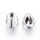 Electroplate Cowrie Shell Beads UK-BSHE-X0006-02-4
