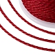 Round Waxed Polyester Cord UK-YC-G006-01-1.0mm-32-3