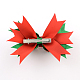 Christmas Theme Grosgrain Bowknot Alligator Hair Clips UK-PHAR-R167-01-K-2