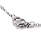 304 Stainless Steel Cable Chain Necklaces UK-STAS-O053-07P-2
