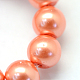 Baking Painted Pearlized Glass Pearl Round Bead Strands UK-HY-Q003-6mm-77-3