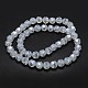 Full Rainbow Plated Faceted Glass Round Bead Strands UK-EGLA-L007-T07-K-2