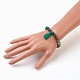 Natural Gemstone Beads Stretch Charm Bracelets UK-BJEW-JB03728-4