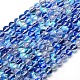 Synthetic Moonstone Beads Strands UK-G-F143-6mm-06-1