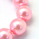 Baking Painted Pearlized Glass Pearl Round Bead Strands UK-HY-Q003-6mm-53-3