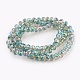 Electroplate Glass Beads Strands UK-GLAA-K027-FR-A02-2