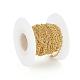 Brass Textured Cable Chains UK-CHC-G005-01G-6