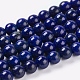 Natural Lapis Lazuli Beads Strands UK-G-G087-6mm-1