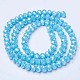 Electroplate Glass Beads Strands UK-EGLA-A034-P4mm-B15-2