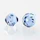Faceted Bicone Transparent Glass Beads&nbsp;UK-GLAA-E019-3mm-07-1