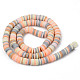 Handmade Polymer Clay Beads Strands UK-CLAY-R089-6mm-108-2