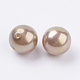 Shell Pearl Half Drilled Beads UK-X-BSHE-G016-16mm-08-2