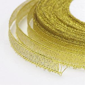 Glitter Metallic Ribbon UK-RS6mmY-G