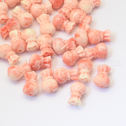 Synthetic Coral Beads UK-GSHE-Q003-14-K-1
