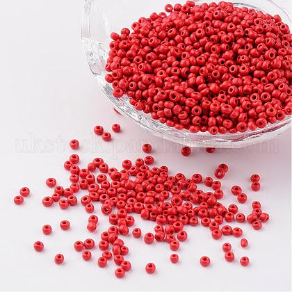 12/0 Opaque Colours Round Glass Seed Beads UK-X-SEED-A010-2mm-45-1