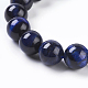 Natural Blue Tiger Eye Beads Strands UK-X-G-G099-10mm-13-3