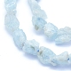 Raw Rough Natural Aquamarine Beads Strands UK-G-I279-B04-3