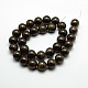 Round Natural Bronzite Beads Strands UK-G-P059A-01-1