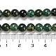 Natural Moss Agate Round Beads Strands UK-X-G-S151-6mm-2