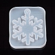 Christmas Snowflake Resin Casting Silicone Pendant Molds UK-DIY-WH0162-58-2