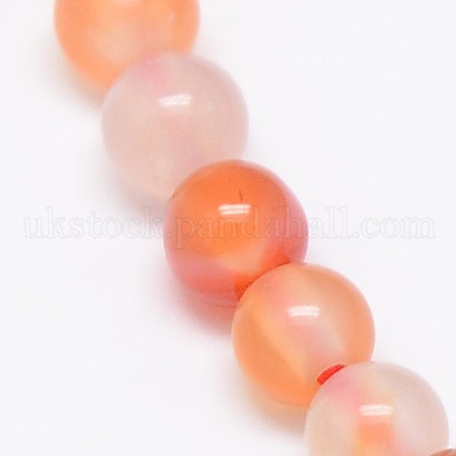 Natural Carnelian Beads Strands UK-X-G-N0006-4mm-17-1