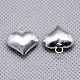 Sterling Silver Heart Pendants UK-STER-A029-547-K-1
