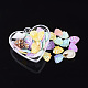 Openable Transparent Plastic Container Pendants UK-KY-S159-01F-4