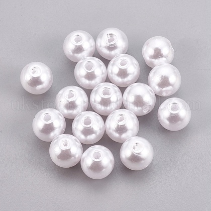 ABS Plastic Imitation Pearl Beads UK-KY-G009-3mm-03-1