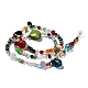 Mixed Electroplate Glass Beads Strands UK-EGLA-A003-01-2