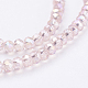 Electroplate Glass Beads Strands UK-EGLA-R048-2mm-31-3