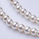 Glass Pearl Beads Strands UK-HY-4D-B02-1-2