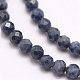 Natural Sapphire Beads Strands UK-G-F509-18-4mm-6