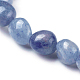 Natural Blue Aventurine Bead Stretch Bracelets UK-BJEW-K213-02-3