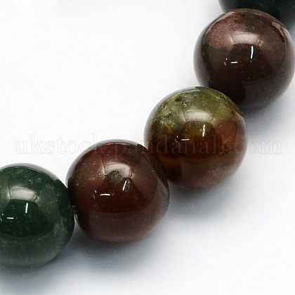 Natural Indian Agat Beads Strands UK-G-S152-12mm-K-1