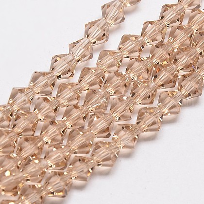 Imitation Austrian Crystal 5301 Bicone Beads UK-GLAA-S026-13-1